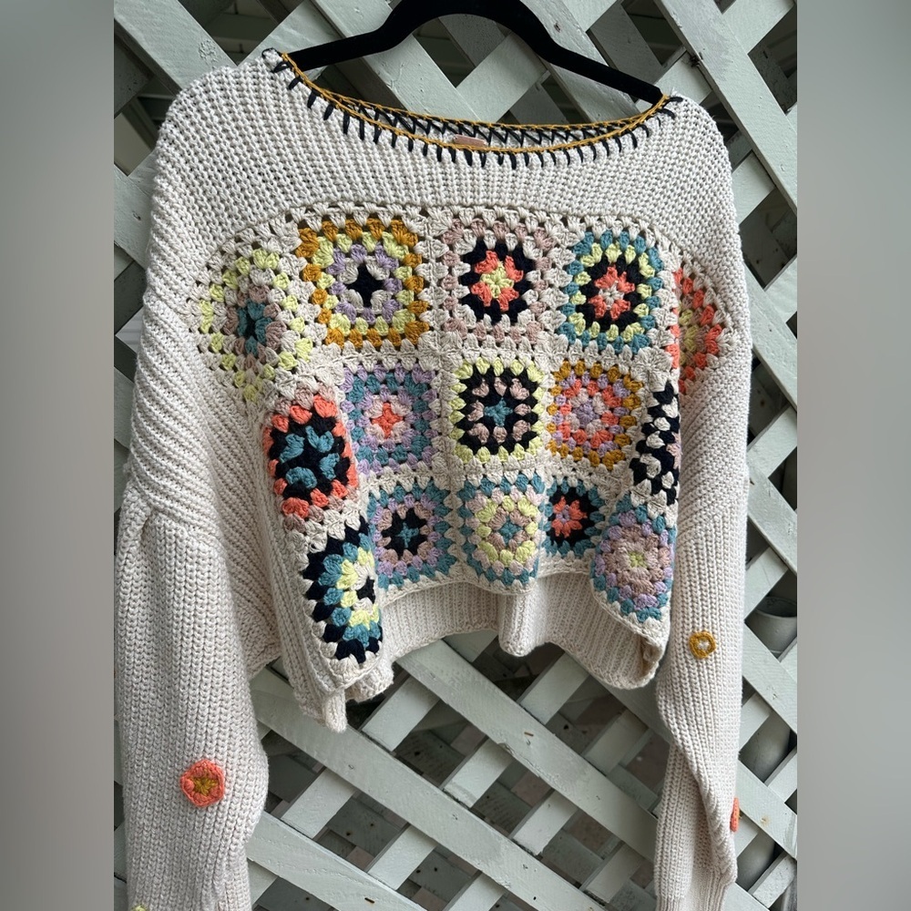 Free people Dahlia Crochet Pullover - Picture 10 of 10